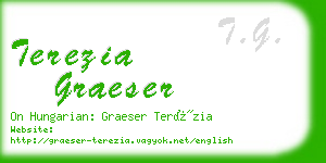 terezia graeser business card